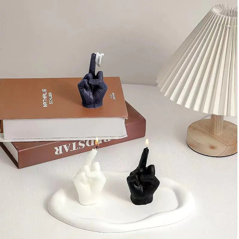 Middle Finger Shaped Scented Candles - Abundia House