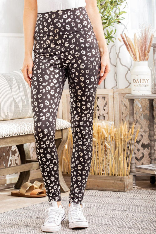 Heimish Full Size Leopard High Waist Leggings - Abundia House