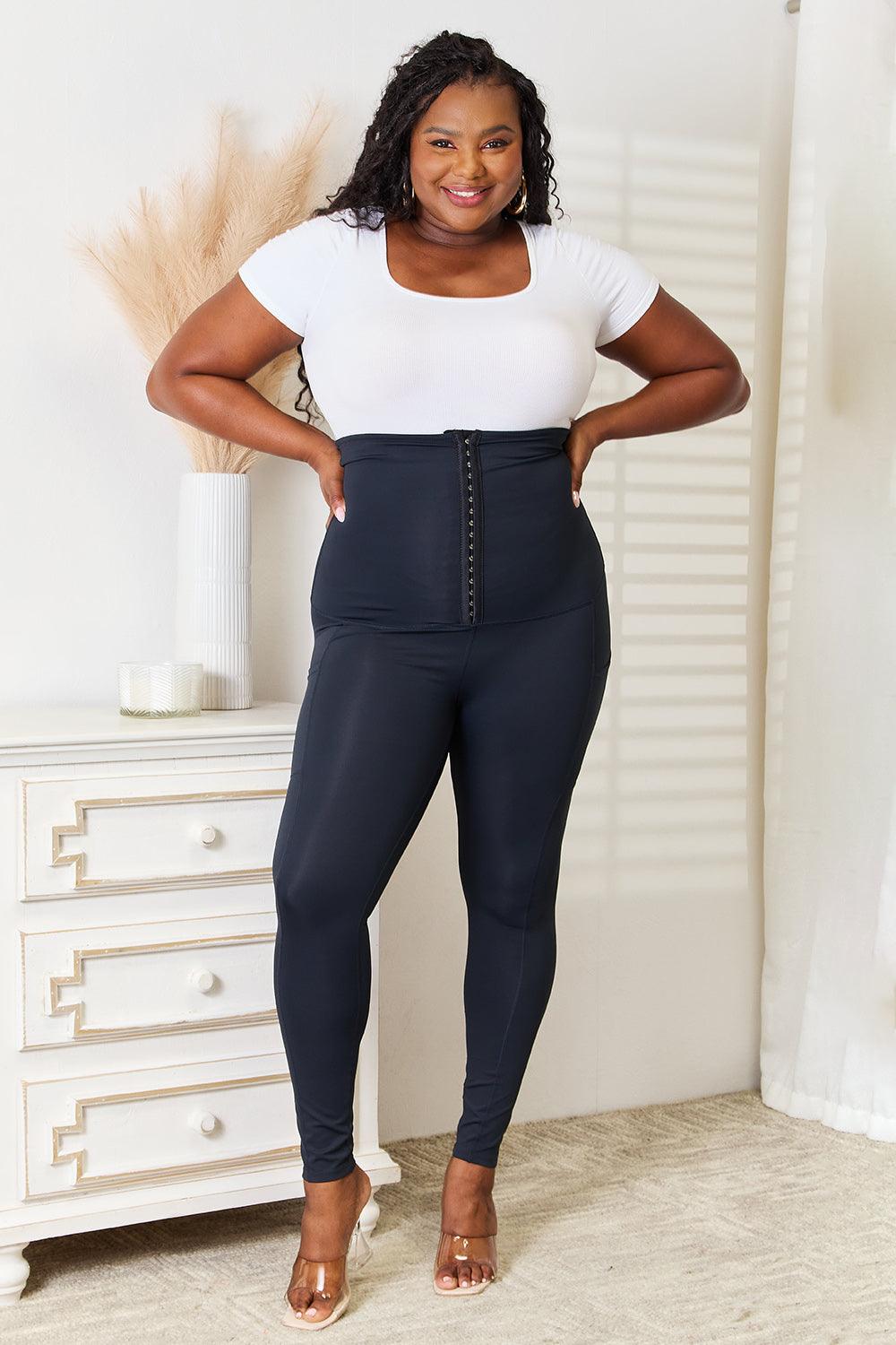 Heimish Full Size Waist Trainer Corset Leggings - Abundia House