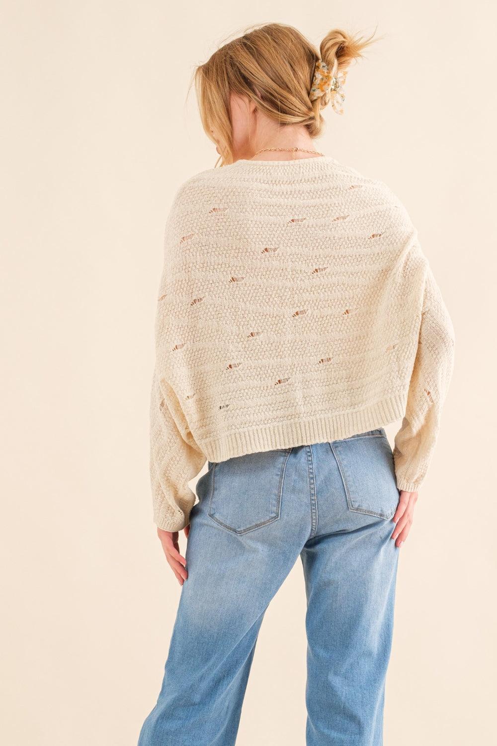 And The Why Dolman Sleeves Sweater - Abundia House