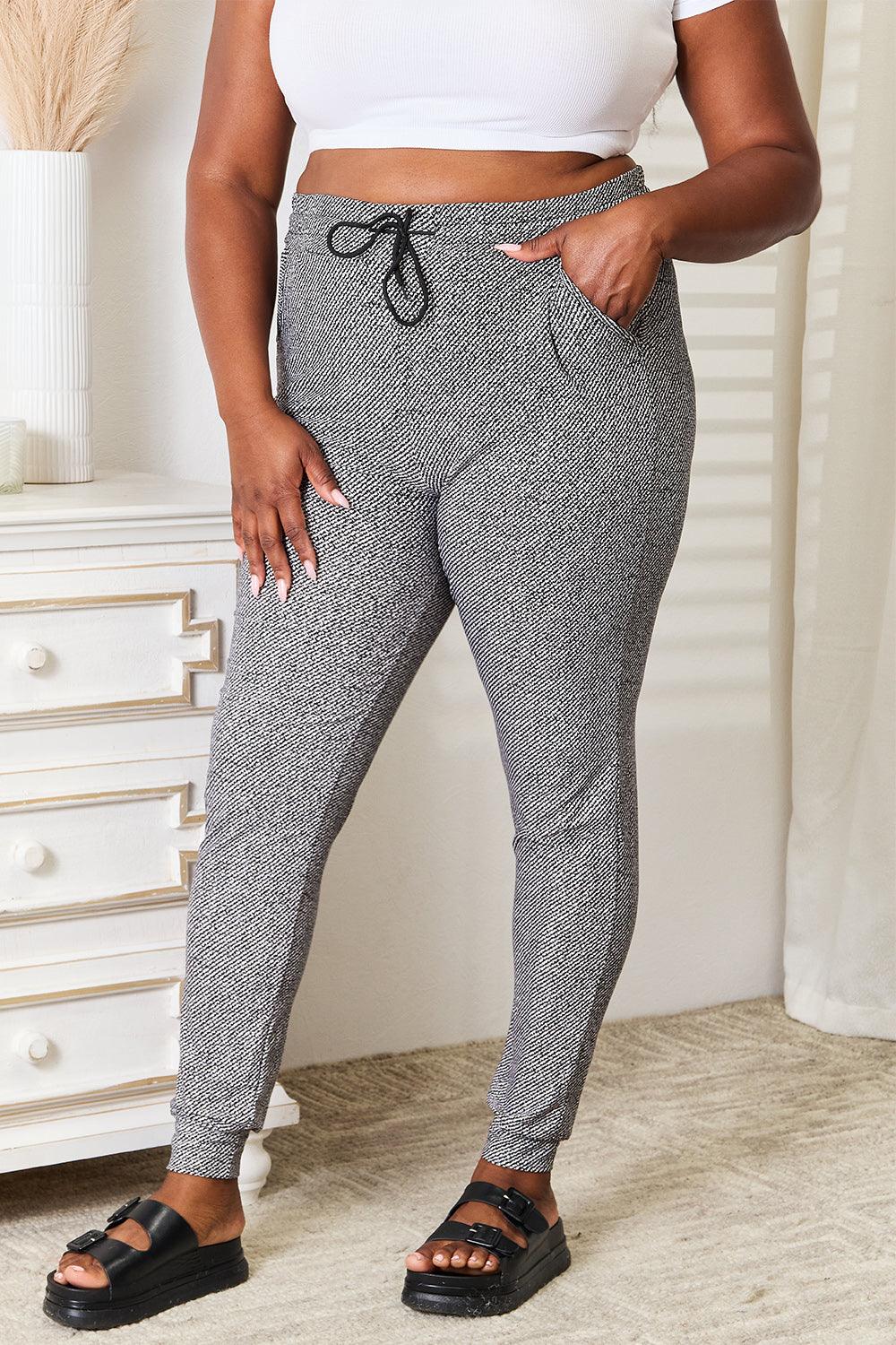 Leggings Depot Full Size Joggers with Pockets - Abundia House