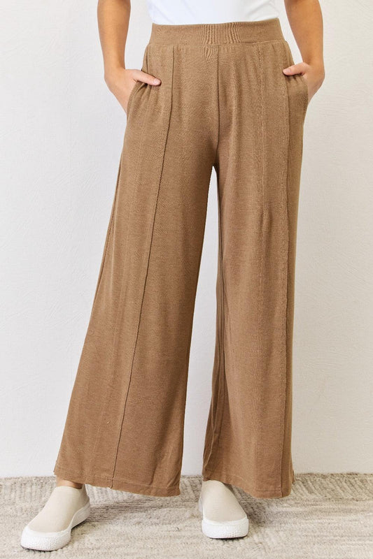 RISEN Ultra Soft Wide Leg Pants - Abundia House