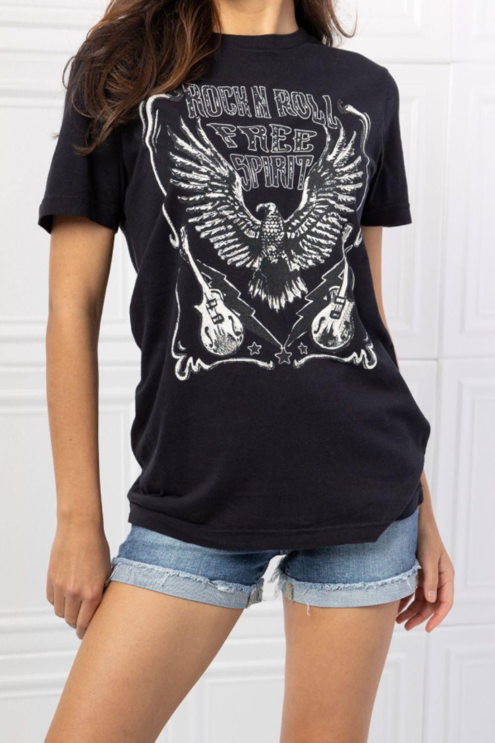 mineB Full Size Free Spirit Graphic Tee - Abundia House