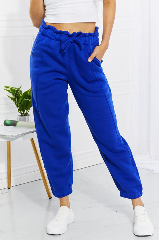 Zenana Full Size Can't Stop Me Paperbag Waist Joggers - Abundia House