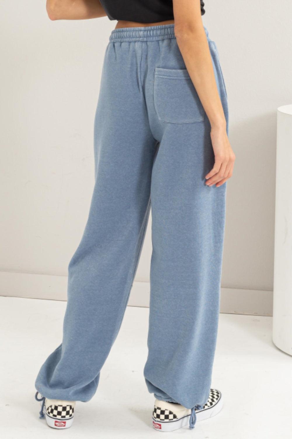 HYFVE Stitched Design Drawstring Sweatpants - Abundia House