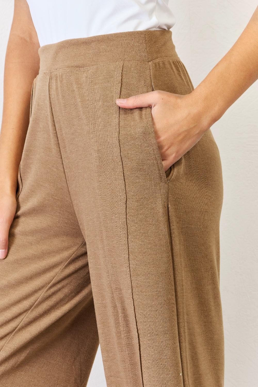 RISEN Ultra Soft Wide Leg Pants - Abundia House