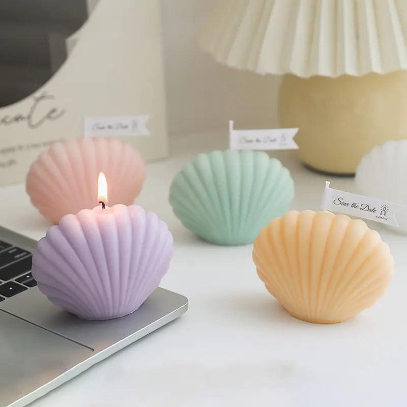 Shell Scented Aromatherapy Candles - Abundia House