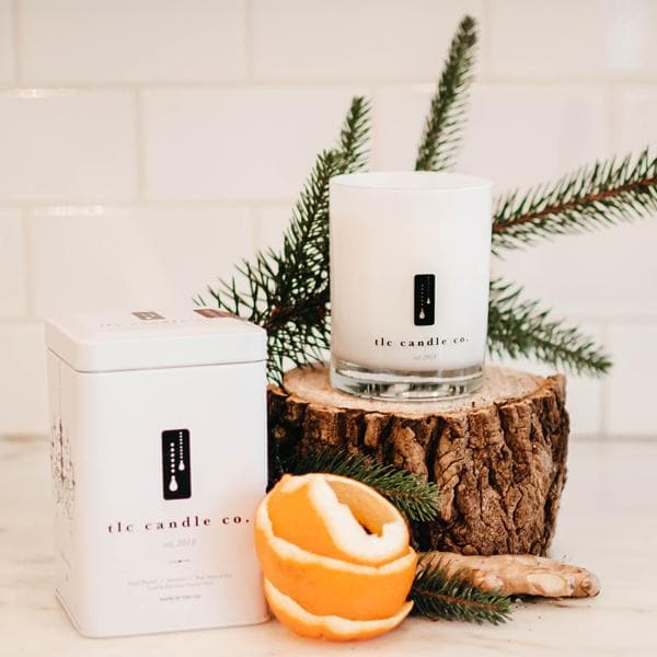 By The Fire - Pine and Fir Soy Candle - Abundia House