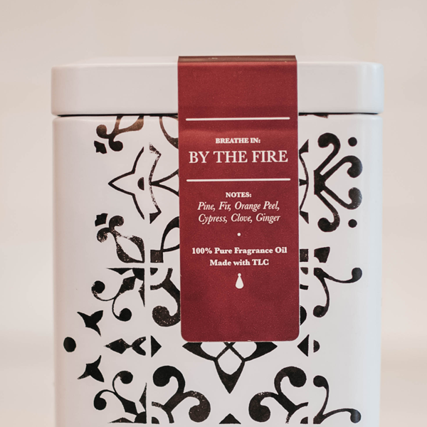 By The Fire - Pine and Fir Soy Candle - Abundia House