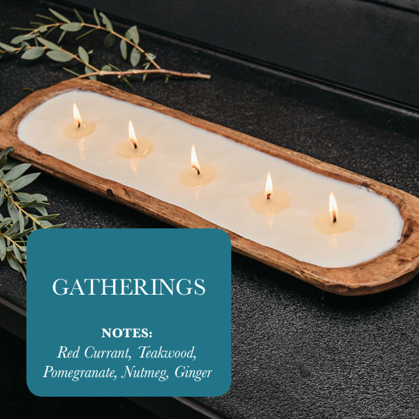 5-Wick Dough Bowl Soy Candle - Gatherings - Abundia House