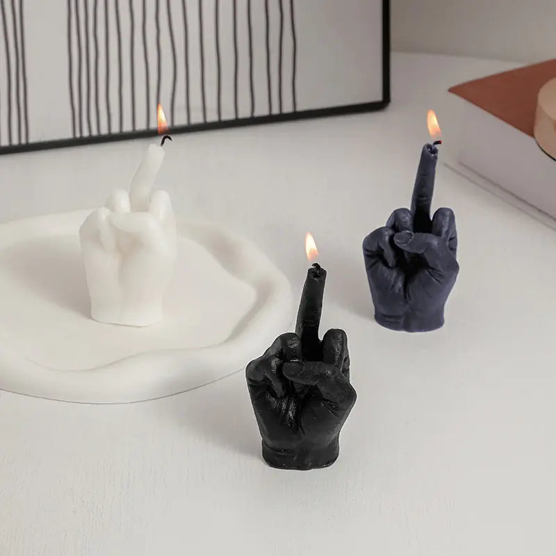 Middle Finger Shaped Scented Candles - Abundia House