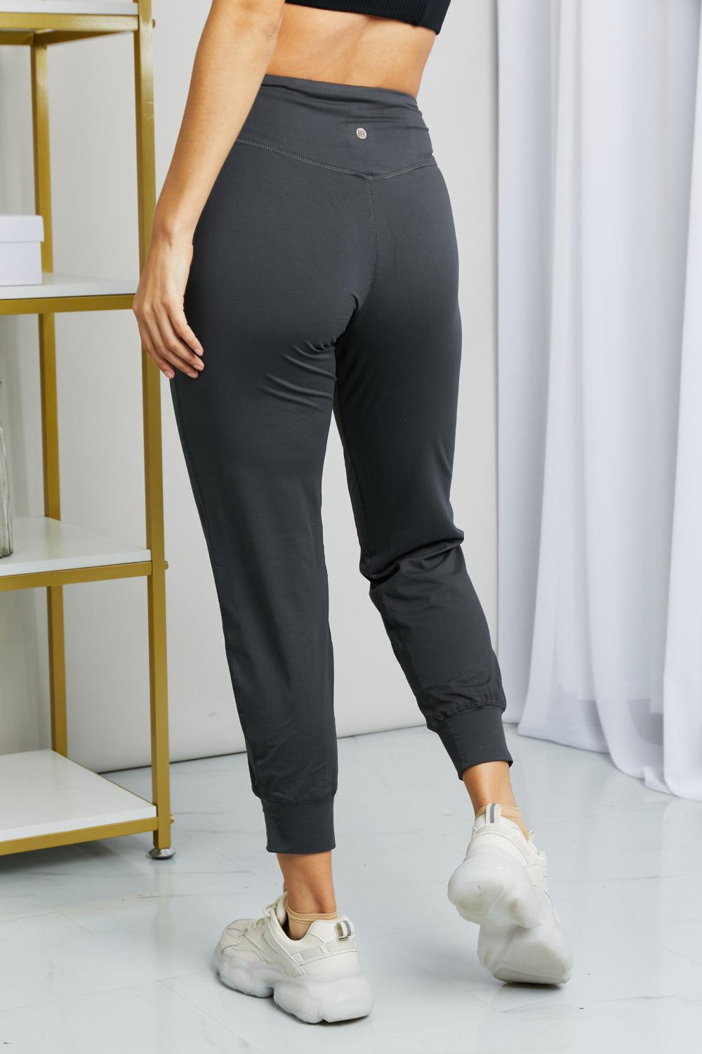 Leggings Depot Full Size Wide Waistband Cropped Joggers - Abundia House