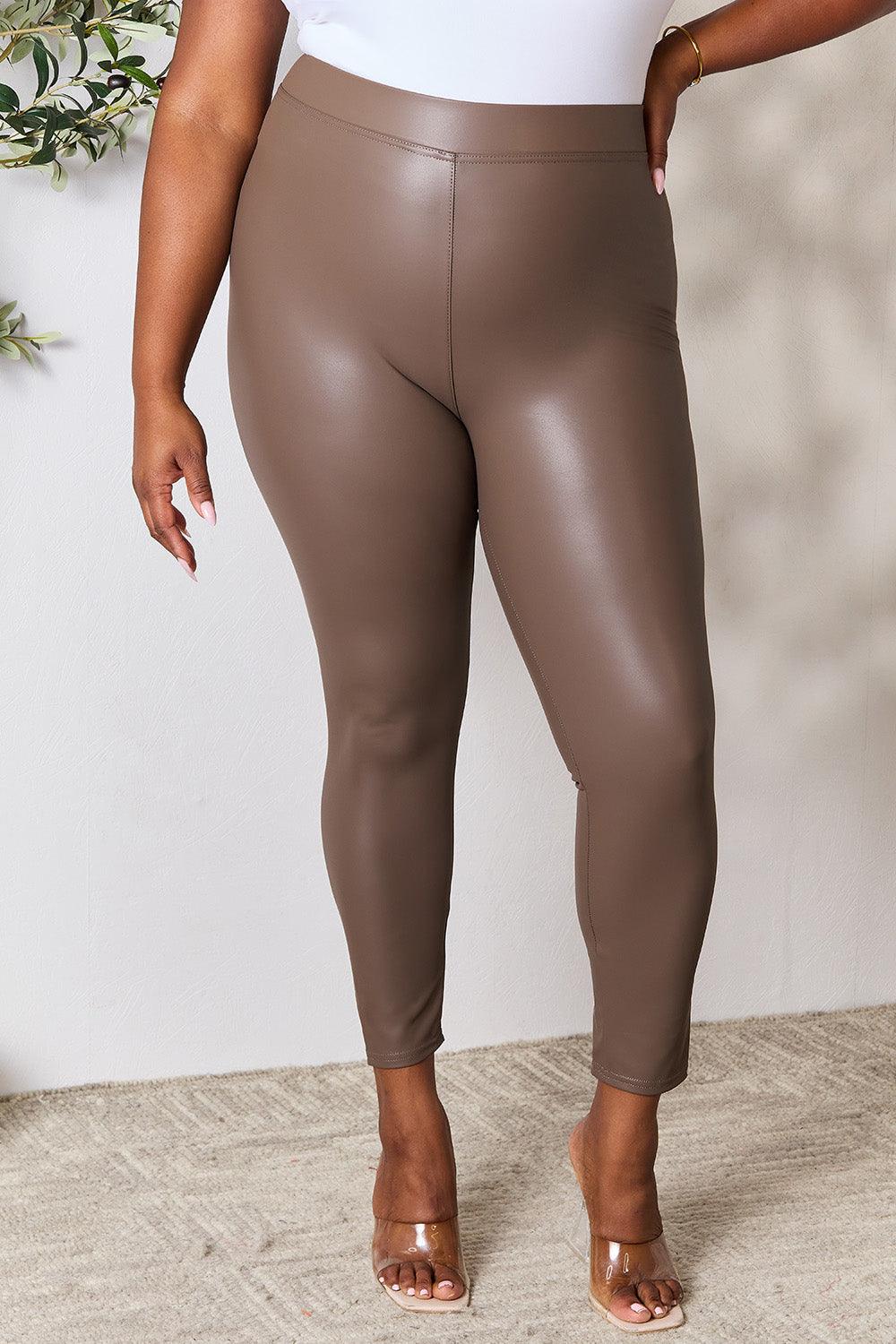 e.Luna Full Size High Waist Skinny Pants - Abundia House