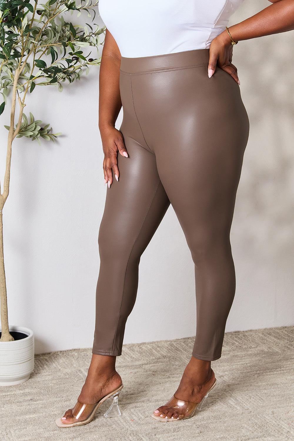 e.Luna Full Size High Waist Skinny Pants - Abundia House