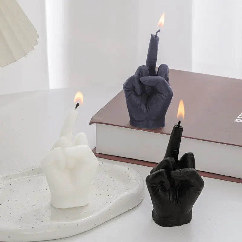 Middle Finger Shaped Scented Candles - Abundia House