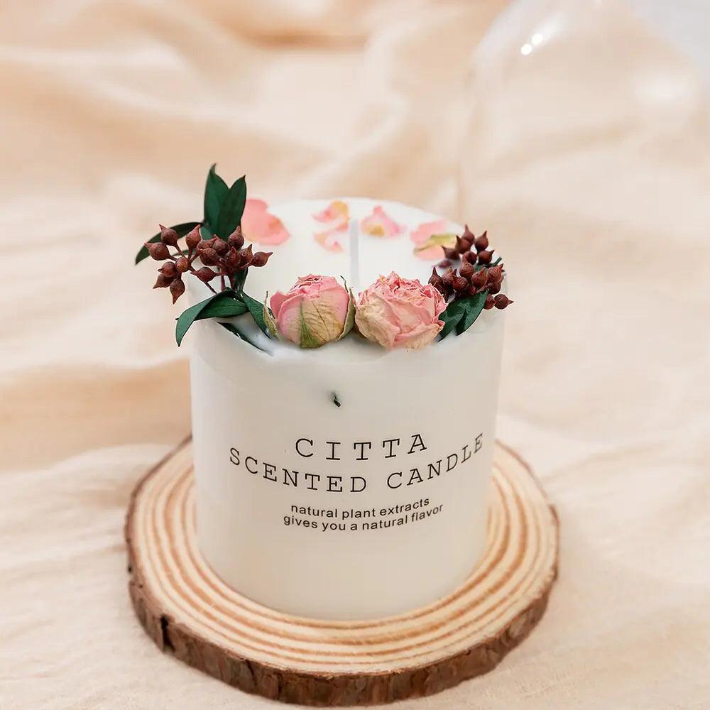 Soy Wax Pillar Scented Candles - Abundia House